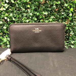 Coach Long Zip Around Wallet